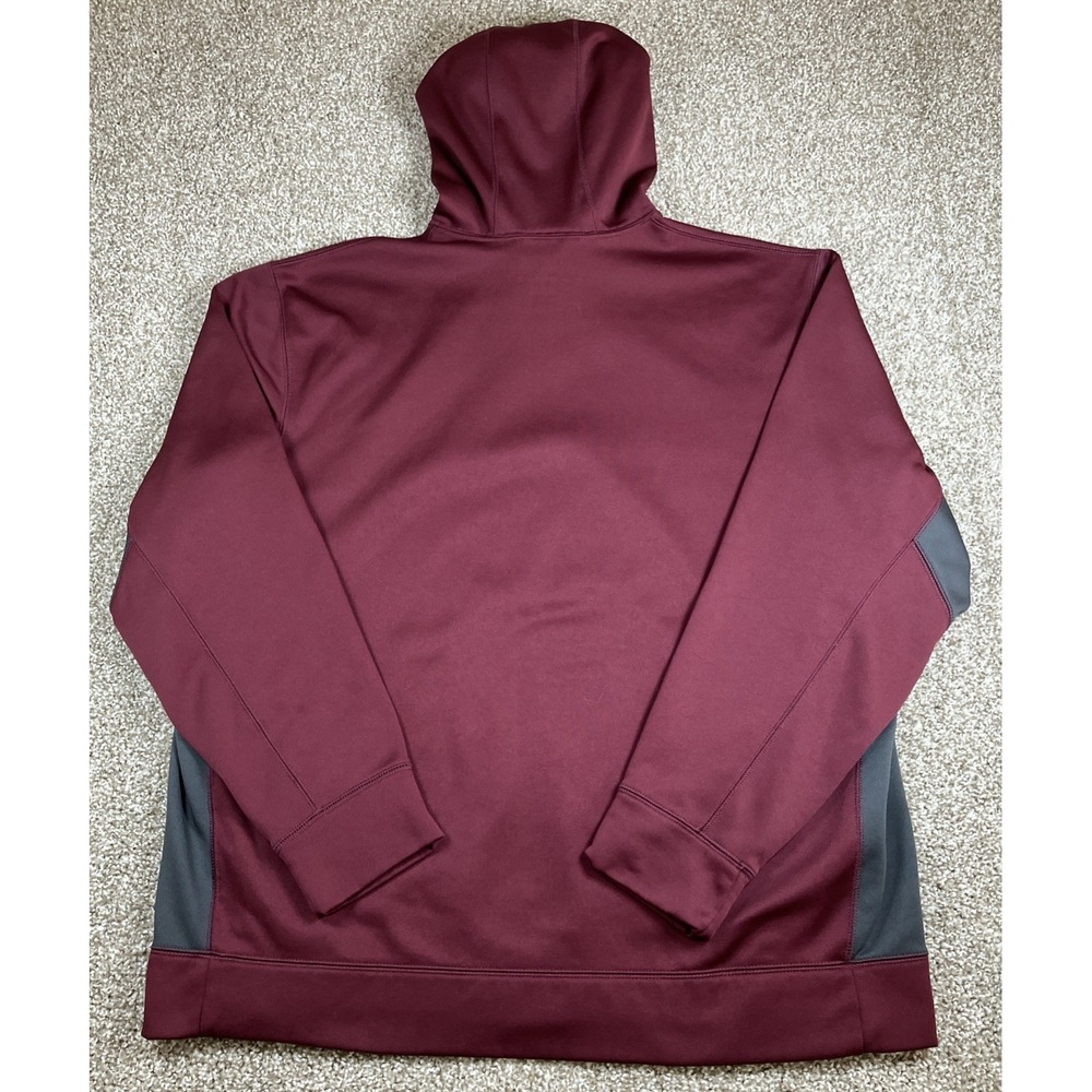 Nike Therma-Fit NASCAR Joe Gibbs Racing Maroon Hoodie Sweatshirt Men's XXL - Picture 5 of 7
